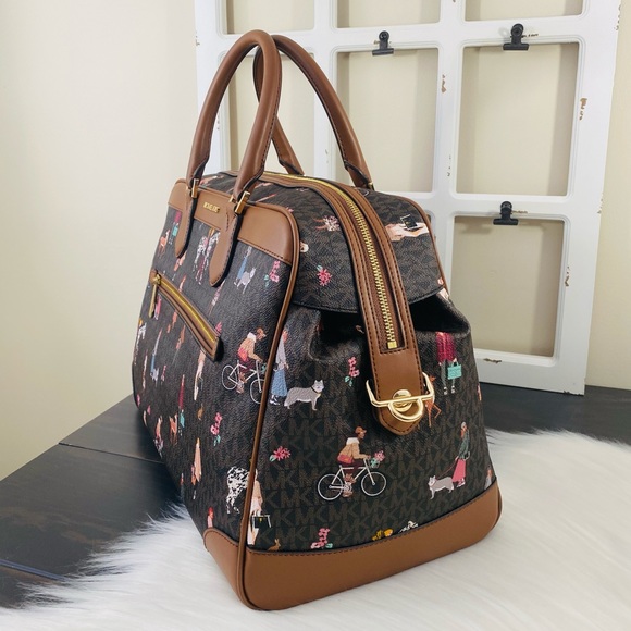 Michael Kors Jet Set Girls Travel Large Weekender Duffel Bag - Picture 6 of 15